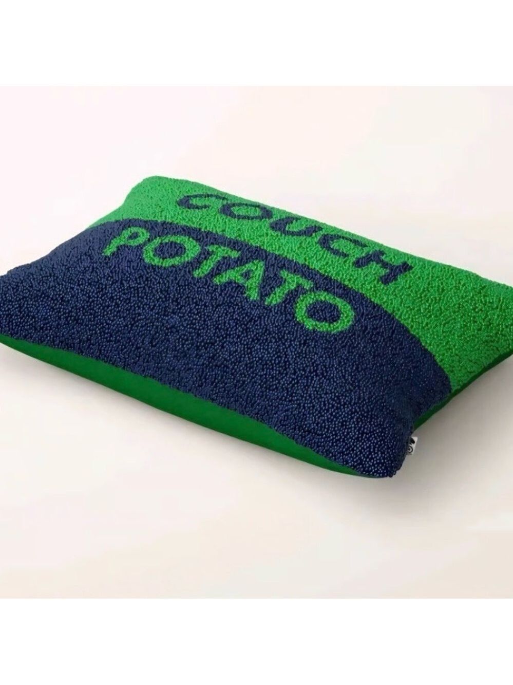 NWT KSNY Green and Blue Couch Potato Pillow - Picture 3 of 6
